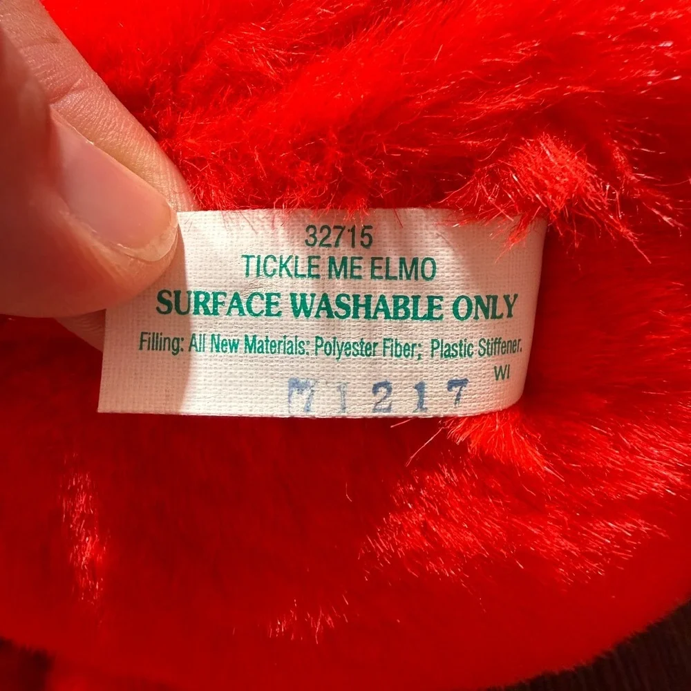 Vintage 1995 Tickle Me Elmo Plush Doll Original by Tyco Tested Works